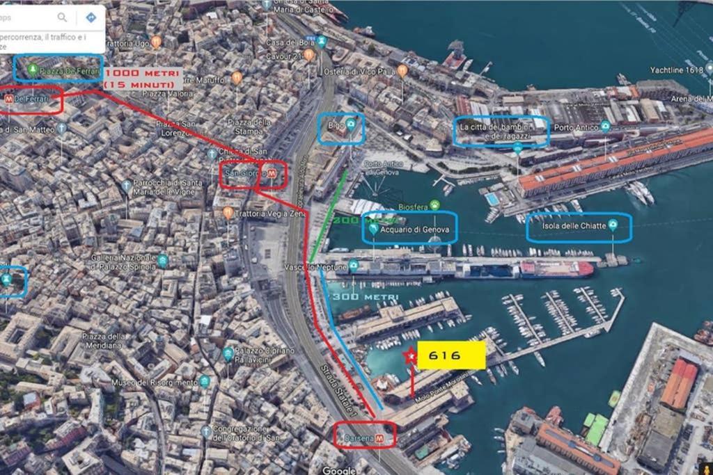 616 Genova - Loft Al Porto Antico Daire Dış mekan fotoğraf